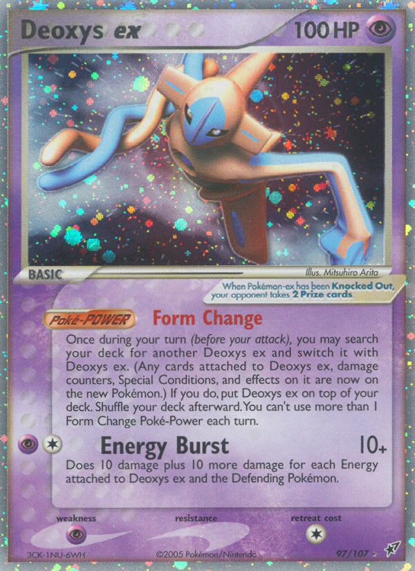 EX Deoxys Holo Deoxys ex #97/107